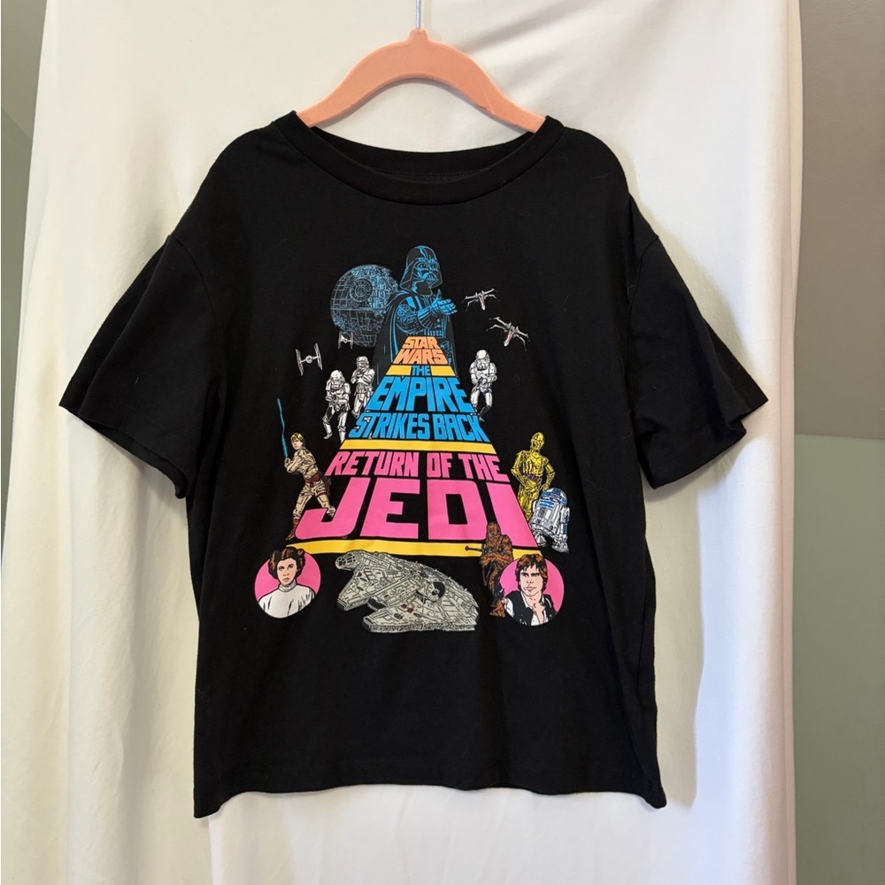 MAD Engine Star Wars Graphic Tee kids in Black and Blue size small 6/7